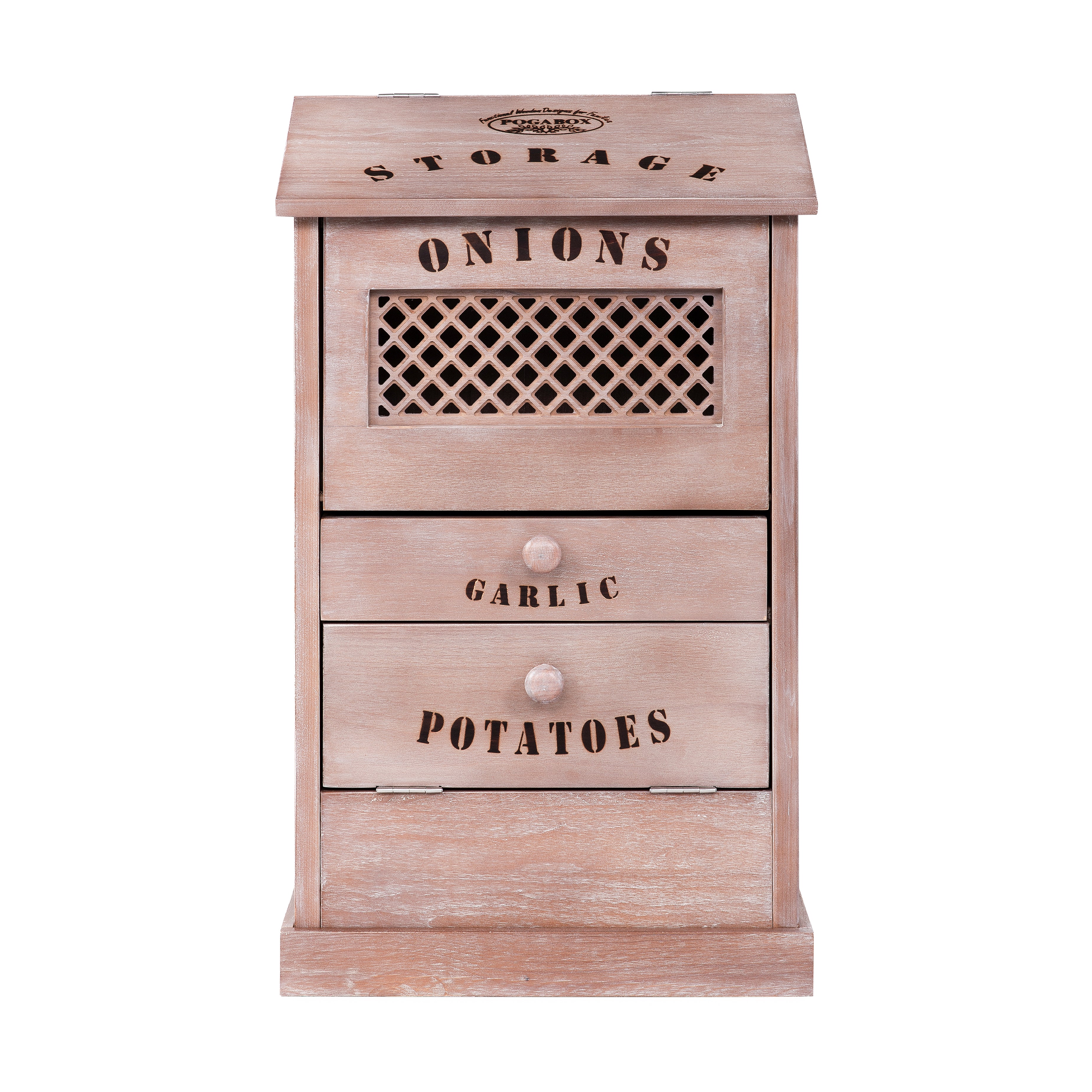 POGABOX™ Modern Potato and Onion Storage Bin for Kitchen Organization|