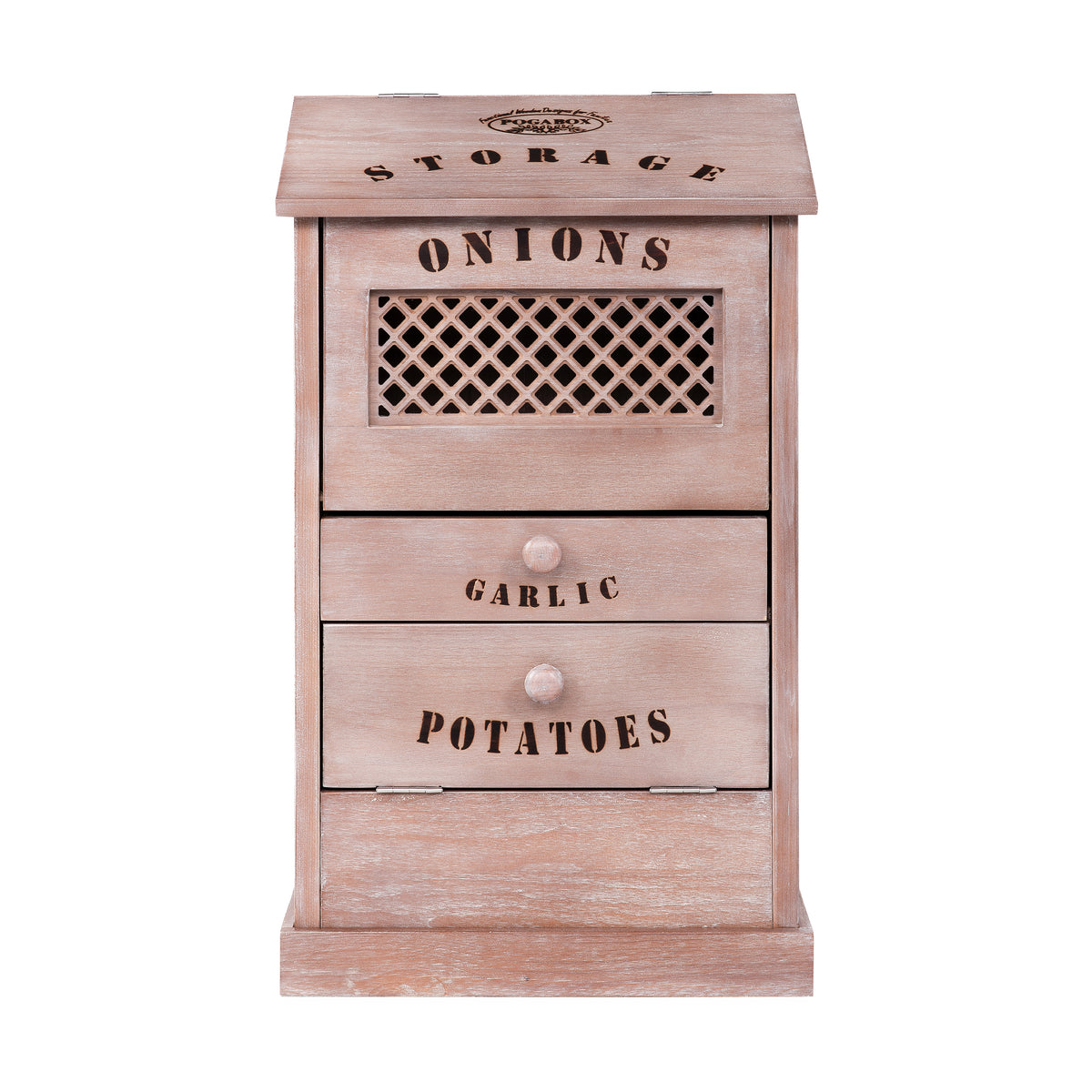 POGABOX™ Modern Potato and Onion Storage Bin for Kitchen Organization|